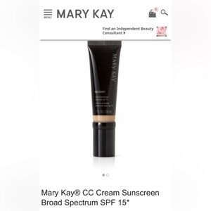 Mary Kay CC Cream Sunscreen Broad Spectrum SPF 15 - Light to Medium